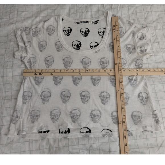 Chrldr modal skull tee - Picture 6 of 10